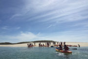 Ruta en Kayak Areoso Llegada Playa