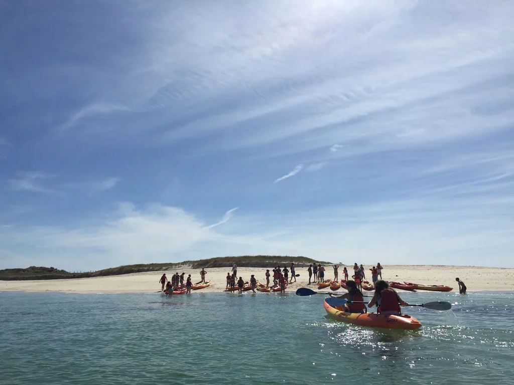 Ruta en kayak al Islote de Areoso 2